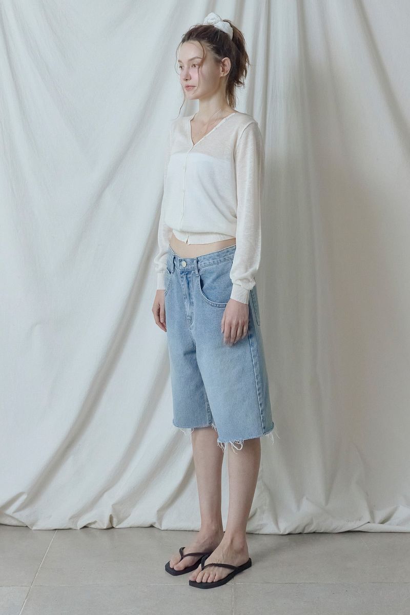 Sunday Bermuda Pants [Blue]