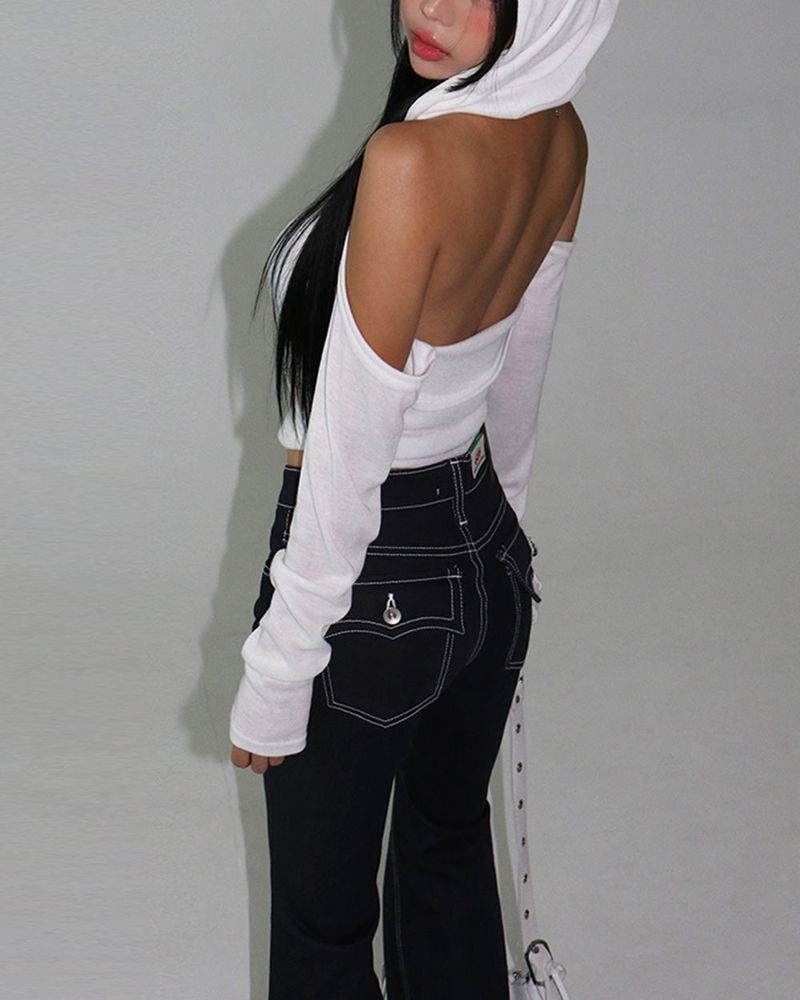 Mark Stitch Raw Bag Bootcut Jeans