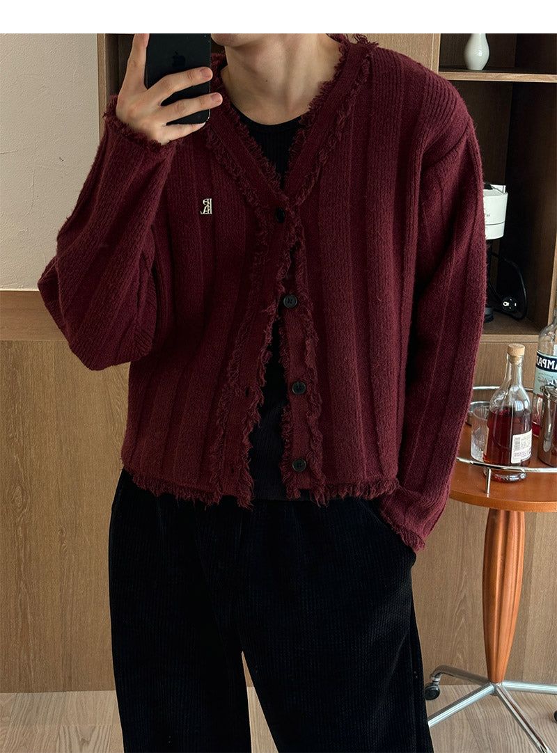 [MADE] Tessel cutting golgi cardigan(2color)