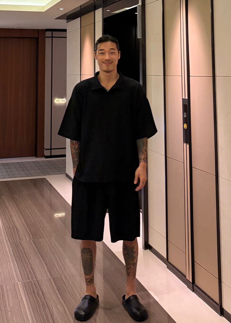 [ VIR Style Original ] INKKI Buttonless Pleated Wide Half Pants 