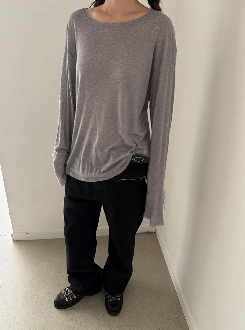 ring zip denim pants