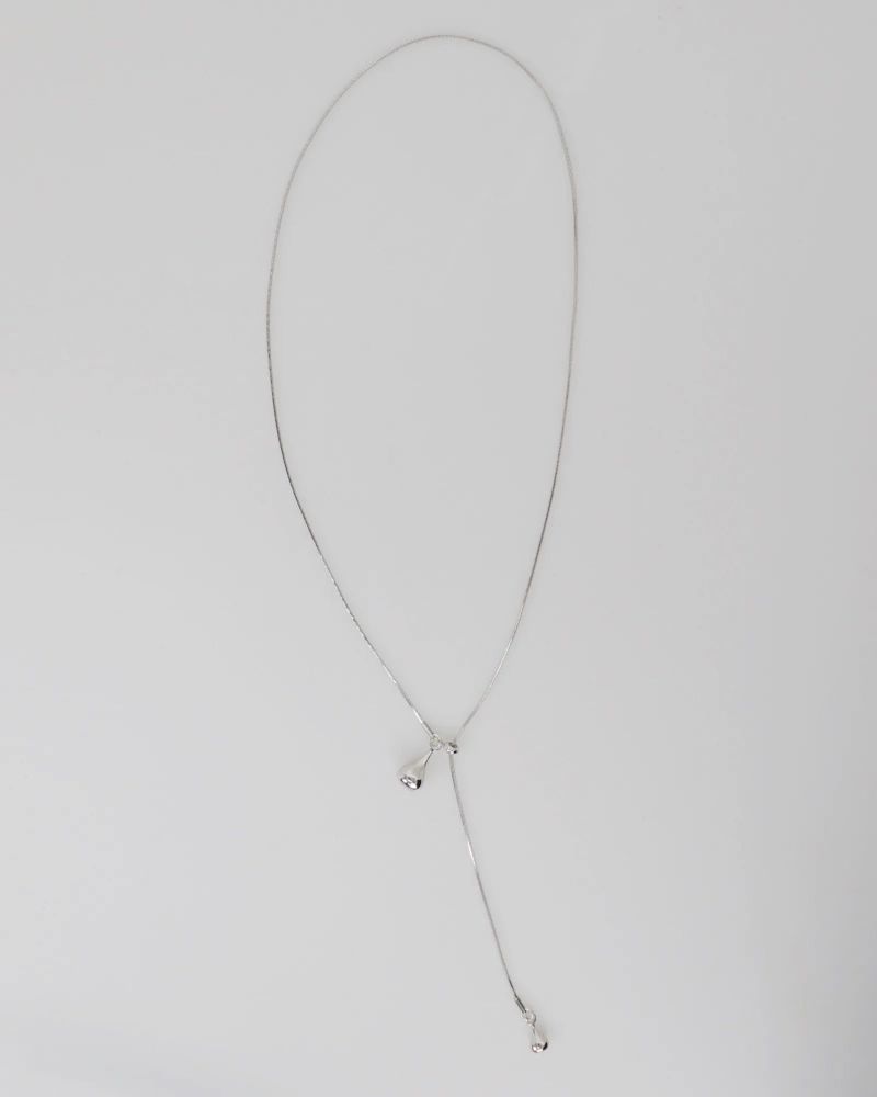 Tier Teardrop Drop Necklace