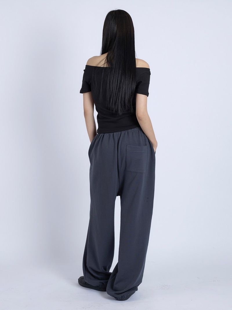Off Shoulder Top, Black