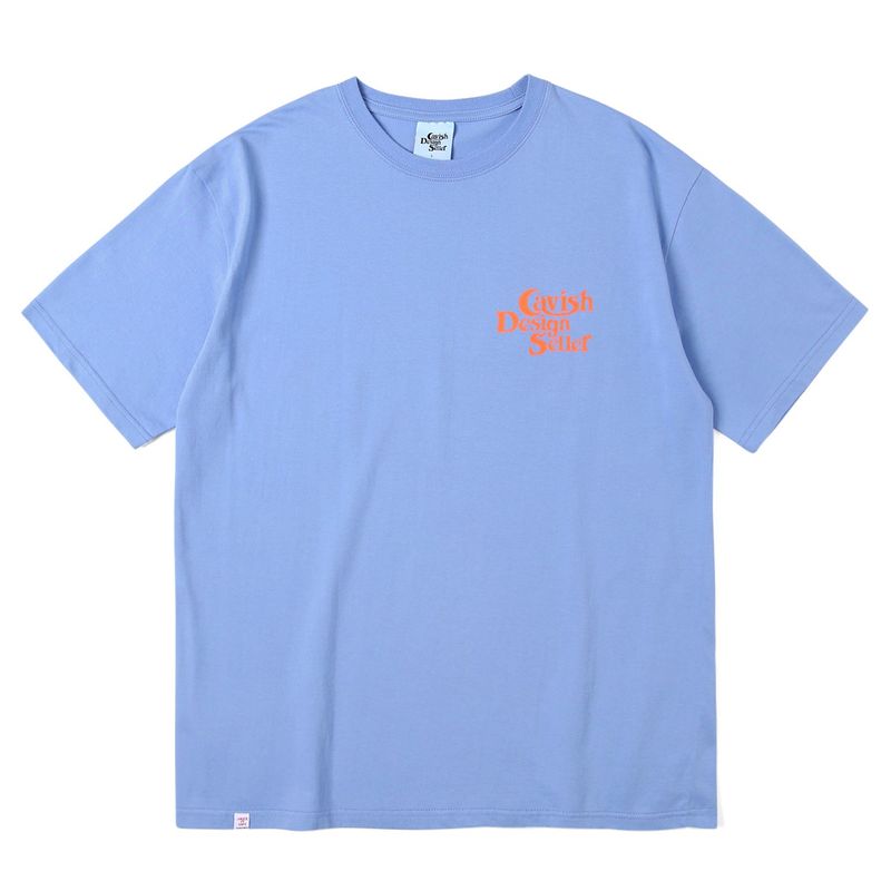cavish（カビシ）の「SELLER LOGO SS TEE BLUE(CV2BMMT500A)（Tops）」