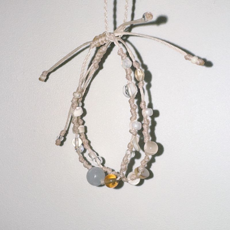bubble bubble knot bracelet