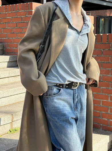 [Unisex] Max double long coat(2color)