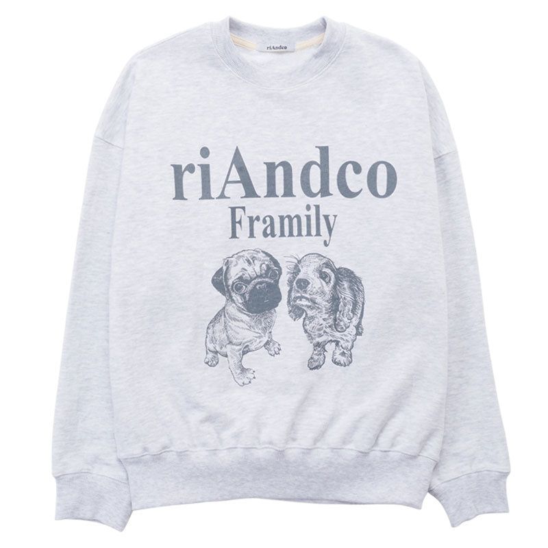 riandco（リアンドコ）の「フラミリー スウェットシャツ（トップス）」