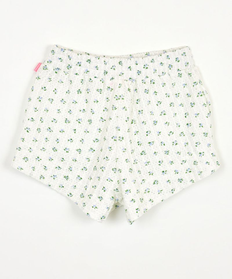 MICRO FLORAL SHORTS