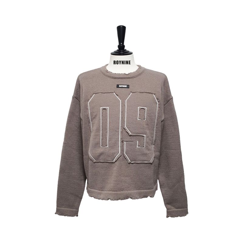 ROYNINE（ロイナイン）の「モカナンバークロップニット（トップス）」