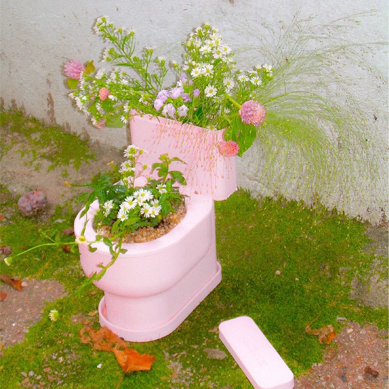 46month（フォーティーシックスマンス）の「トイレットプラントポット(S/PINK)（ファッション小物）」