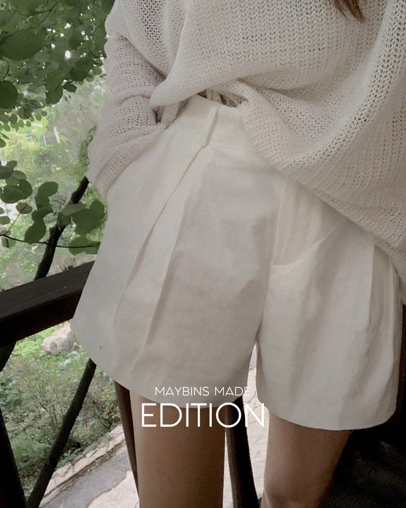 MAYBINS（メイビンス）の「MADE. Munel pintuck short pants（Pants）」
