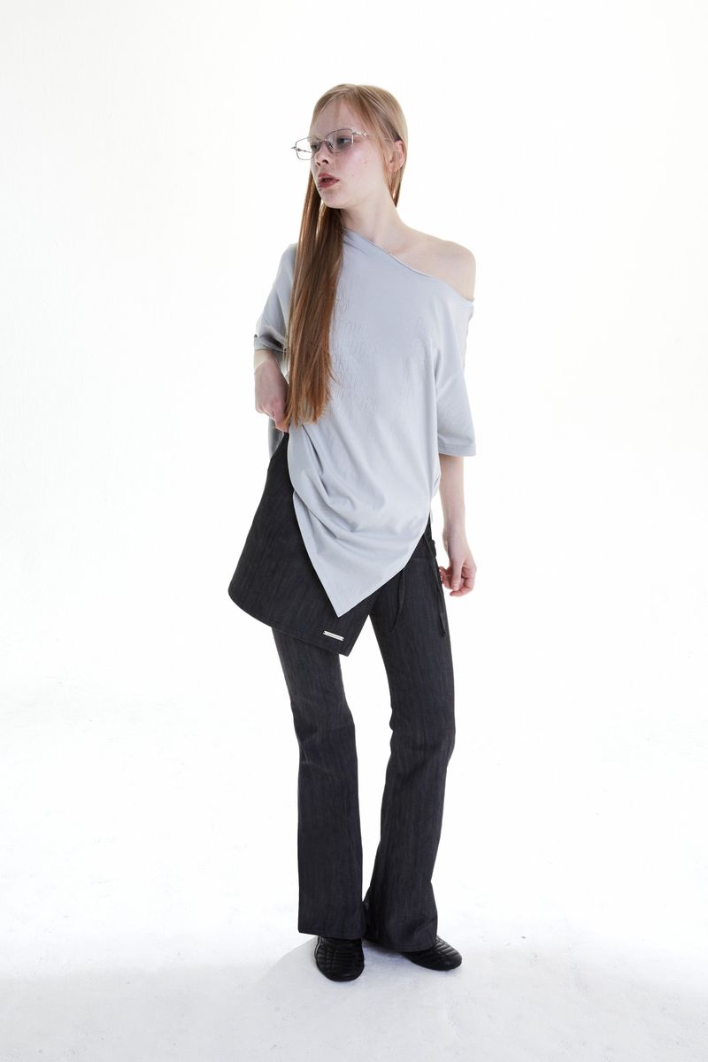 DEPARTURE CUBIC UNBALANCED TOP (GRAY)