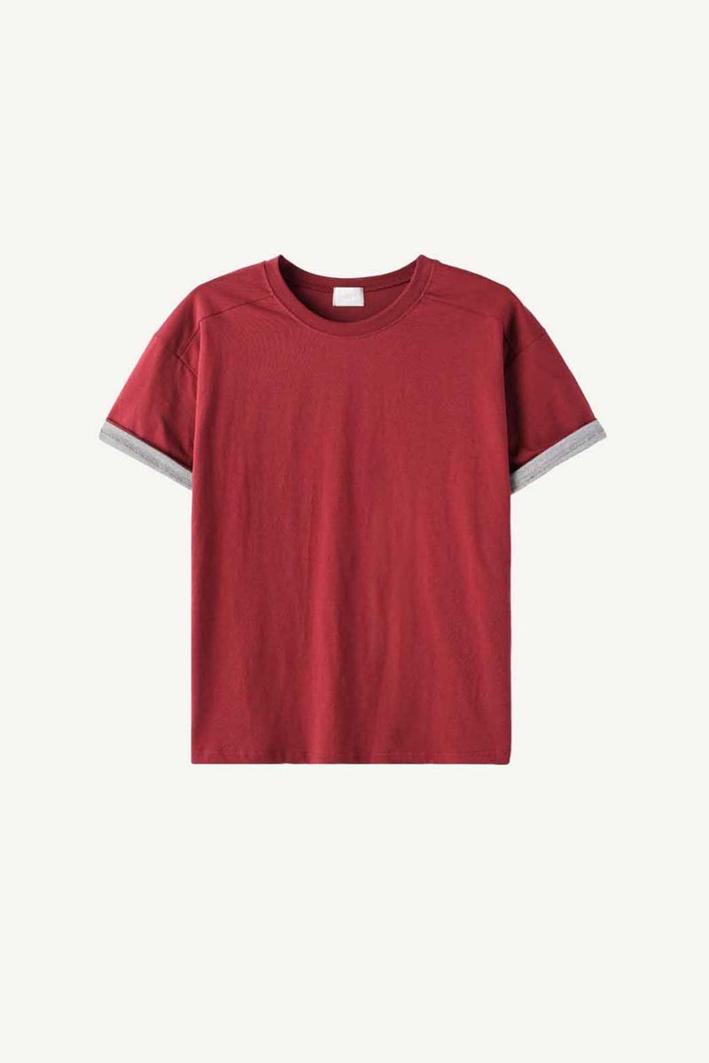 Lolly Color Matching Roll-up T-shirt
