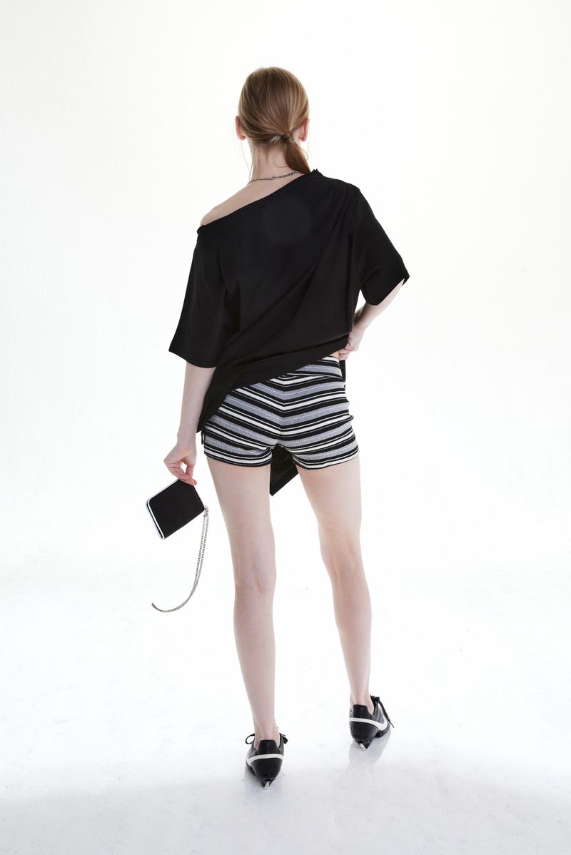 DEPARTURE CUBIC UNBALANCED TOP (BLACK)
