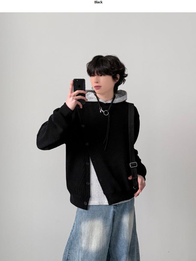 YOURNUS（ユアナス）の「Older Slash Crop Knit（Tops）」