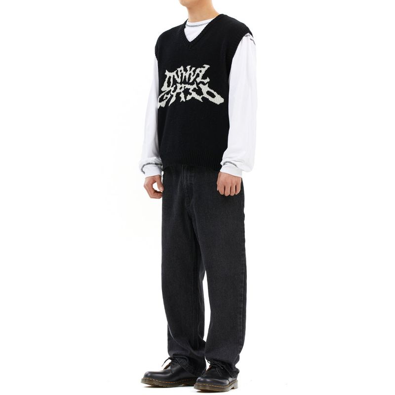 TRIBAL LOGO KNIT VEST