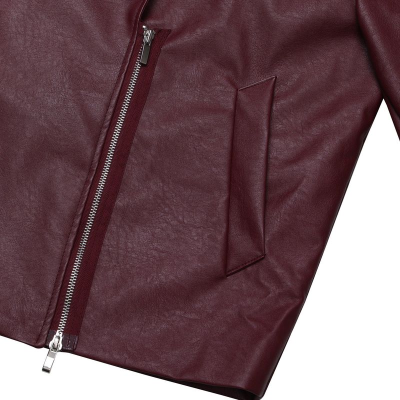 ENOC leather zipper double jacket (2 colors)