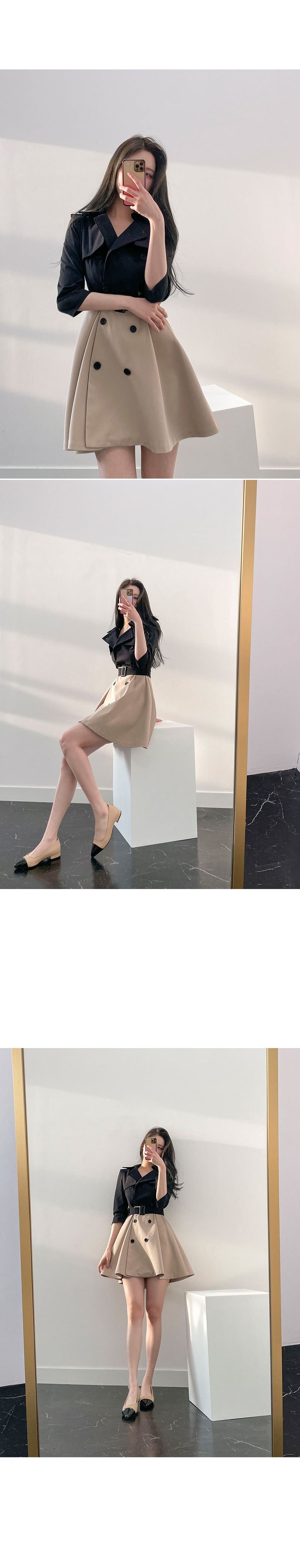 Orr Trench Mini Dress