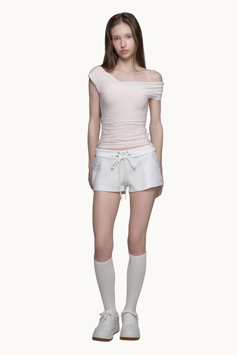 Soft blend layered top, Baby Pink