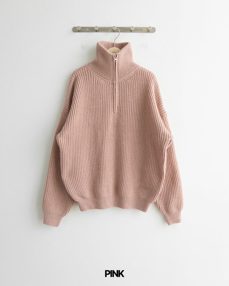 Como Half Zip-up Knit