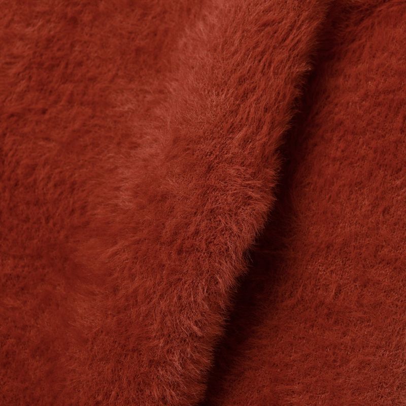 [LINE] Mohair Wool Blend Knit Zip-Up