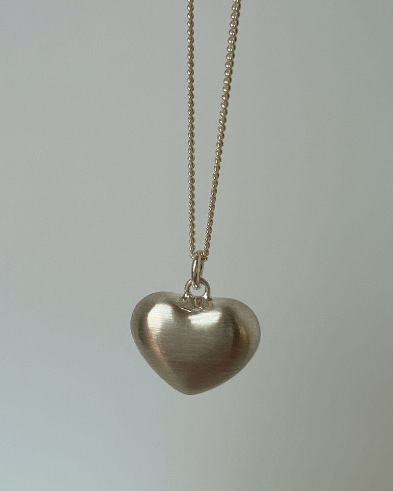 Glowing necklace (silver)