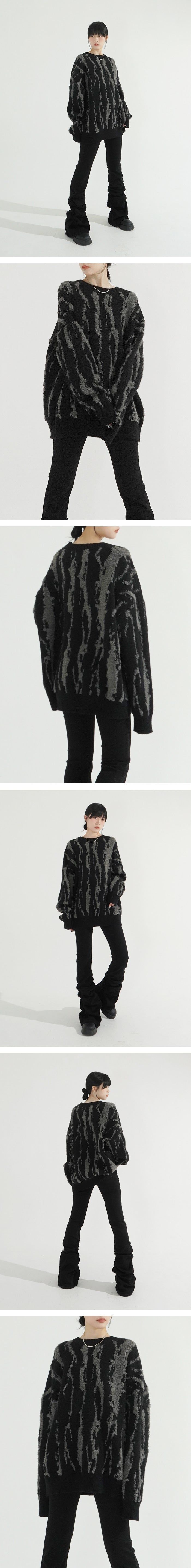 Noise Overfit Knit
