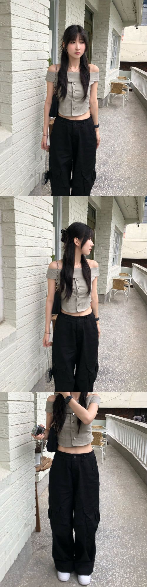 Draw cargo pants (2 colors)
