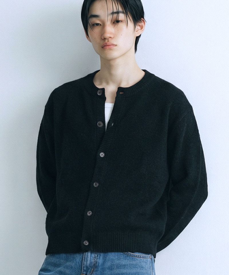Usual Button Knit Cardigan - 4COLOR
