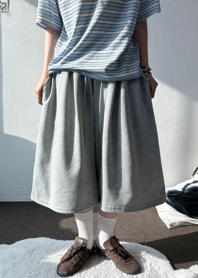 Yuria Cooling Stripe Henley Tee 3color
