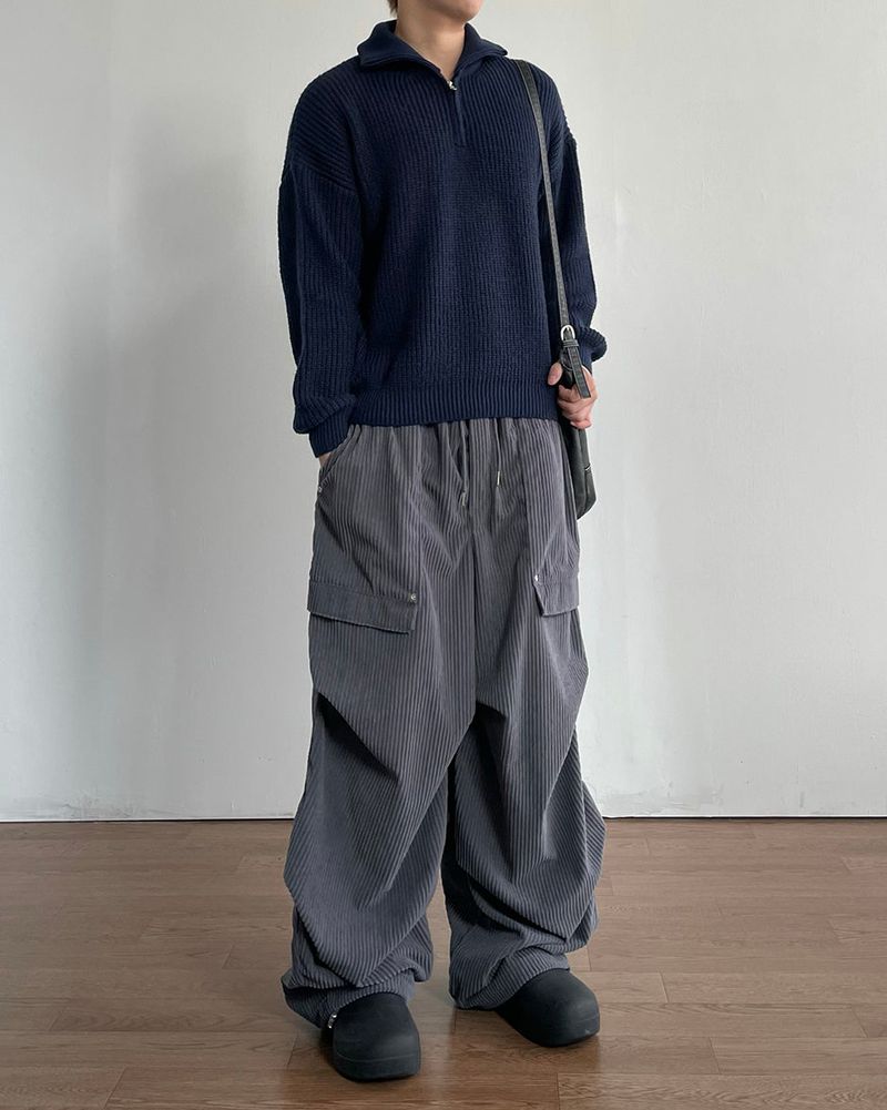 Como Half Zip-up Knit