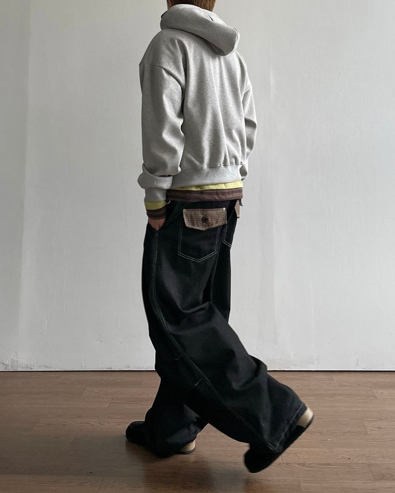 Checker Nonfade Denim Pants