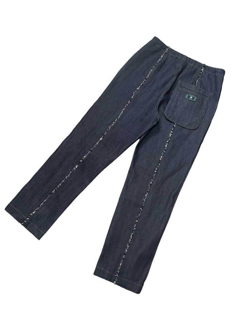 ZODIAC DETAIL DENIM PANTS