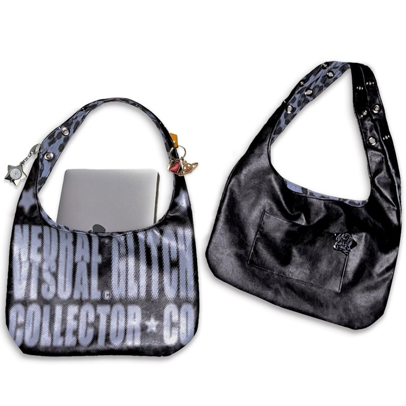VISUAL COLLECTOR（ビジュアルコレクター）の「Inner leopard artwork bag [Black]（Bags）」