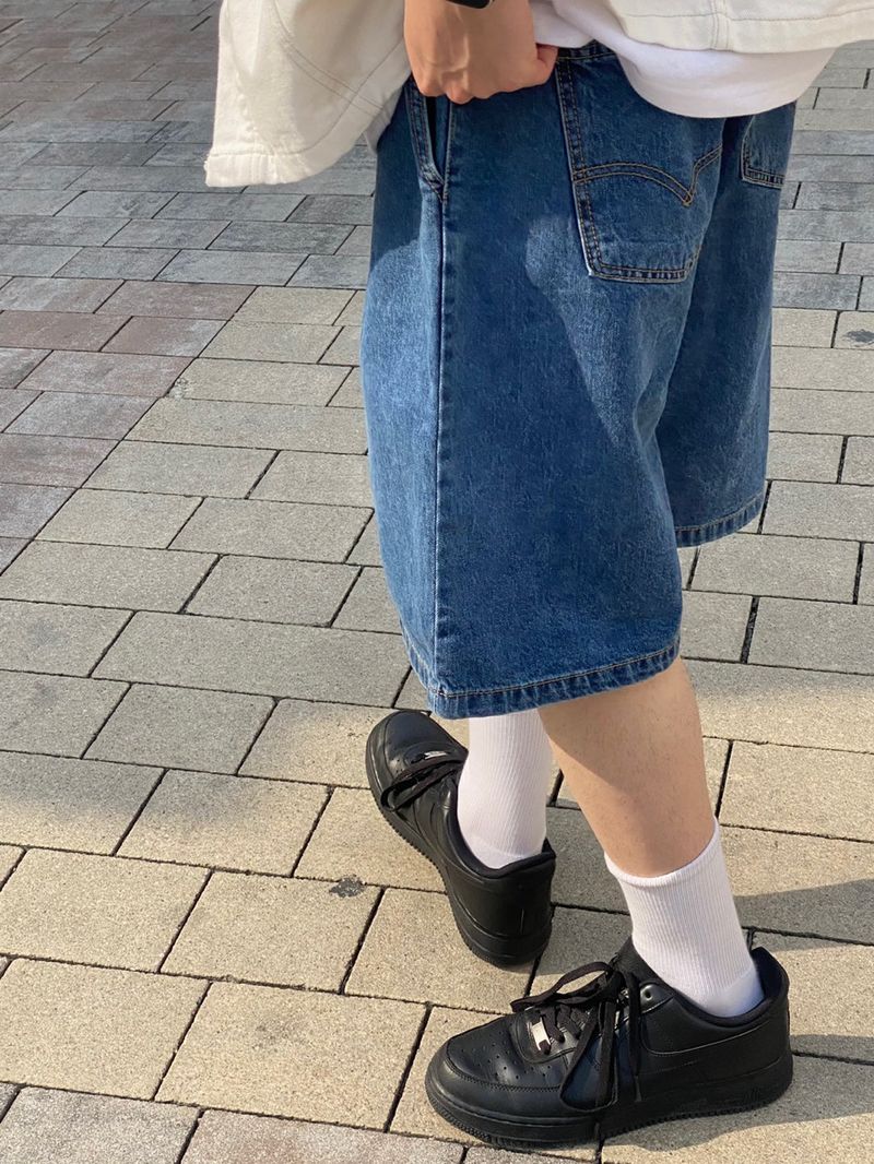 One pocket half pants