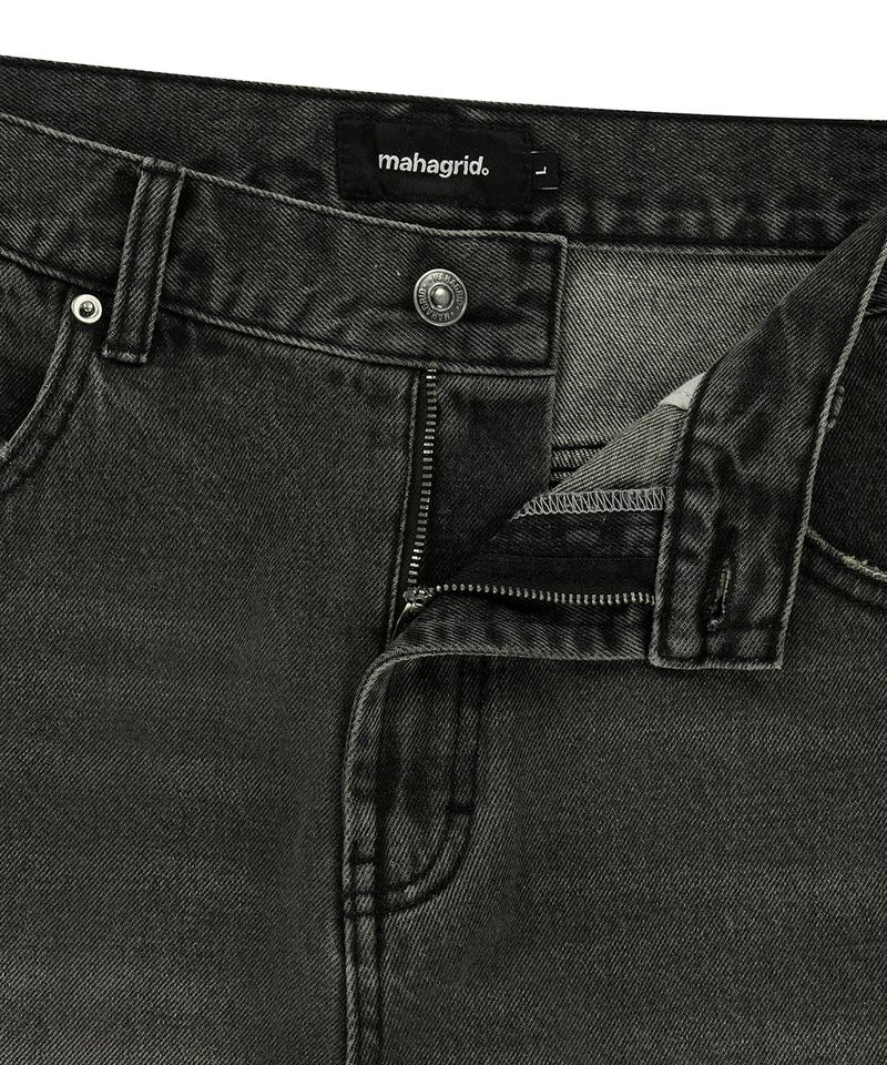 MUD WASHING DENIM PANT