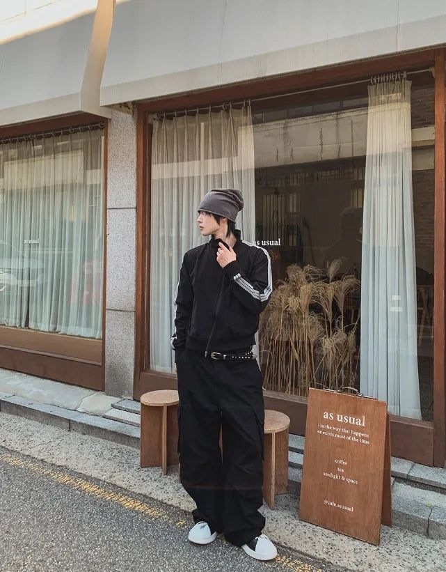 Paul Wide Cargo Cotton Pants