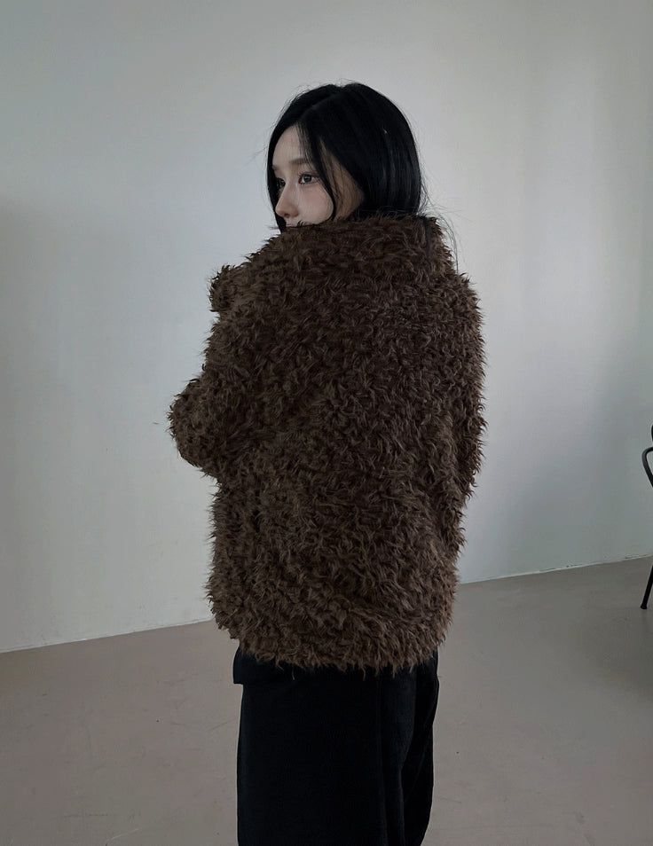 Bambi Fluffy Fur Jacket