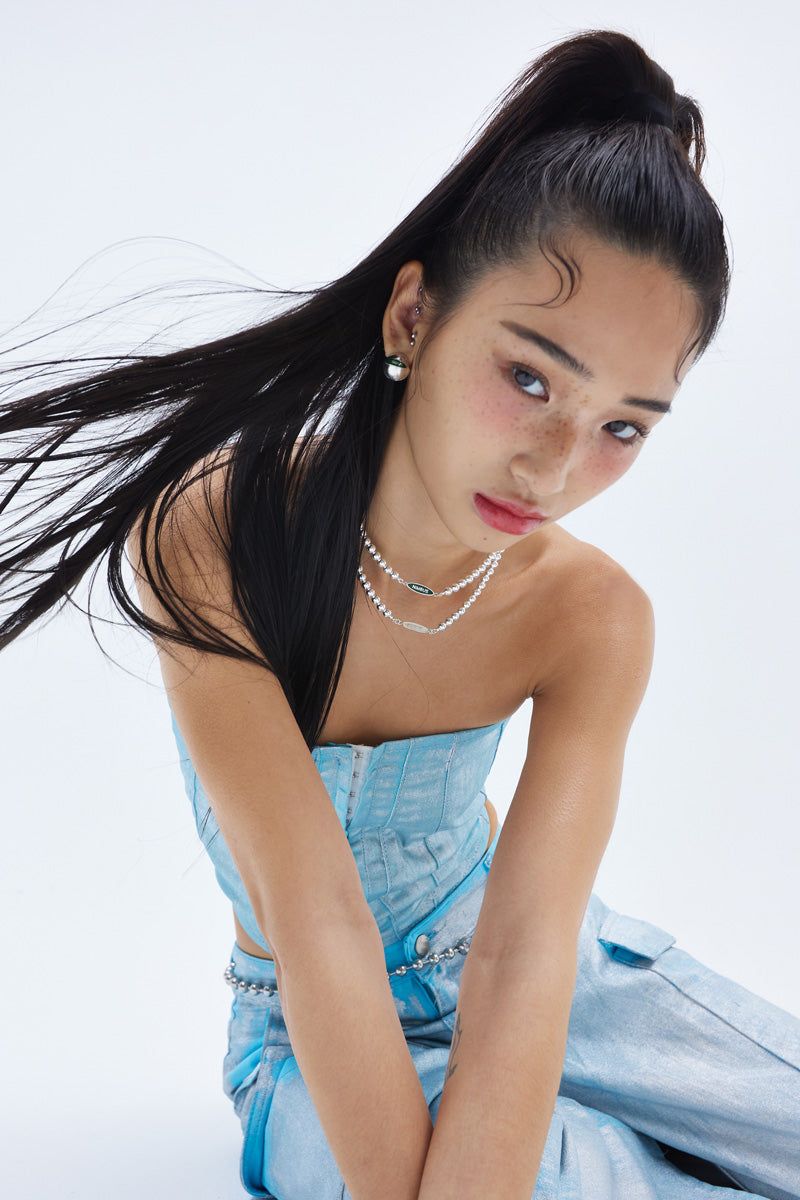 NIMBUS(ニンブス)の「TAG SILVER BALL NECKLACE(Accessories)」