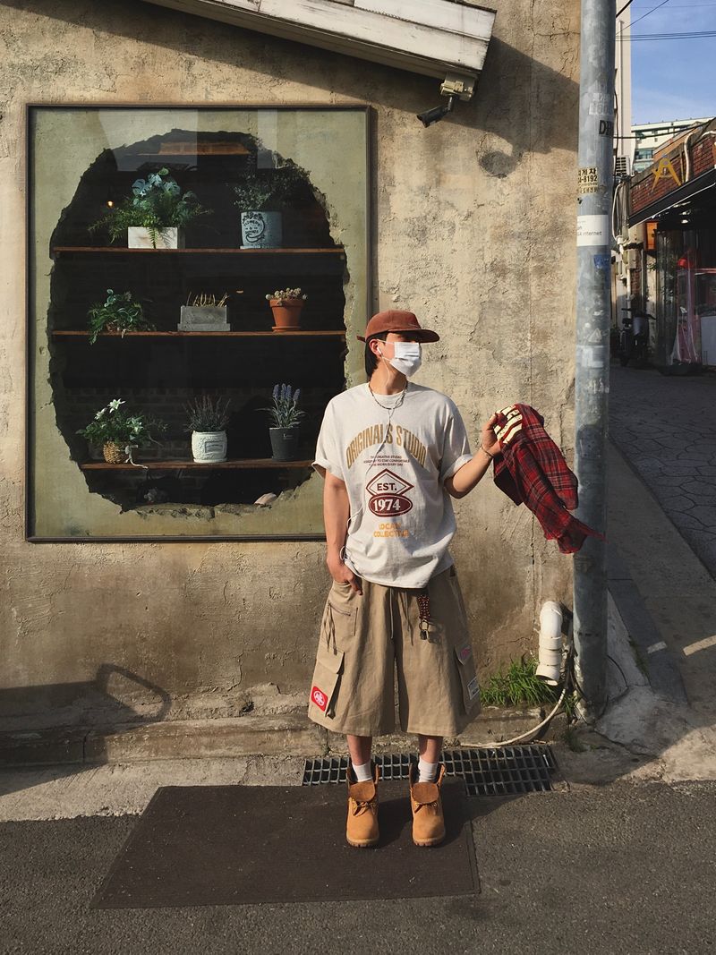 Kinch Pepper Cargo Bermuda Pants 2C