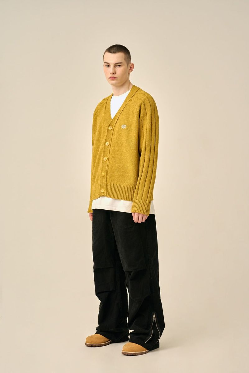 VINTAGE PINTUCK COTTON PANTS - BLACK