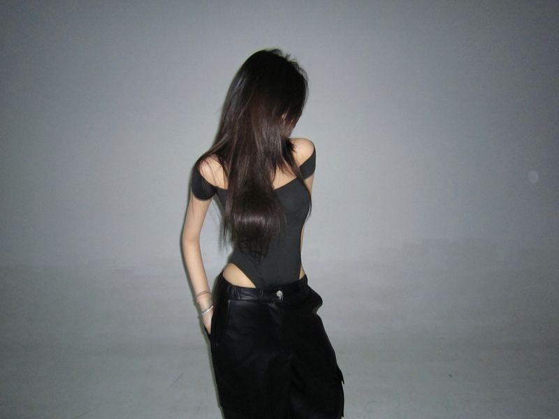See-through body-suit