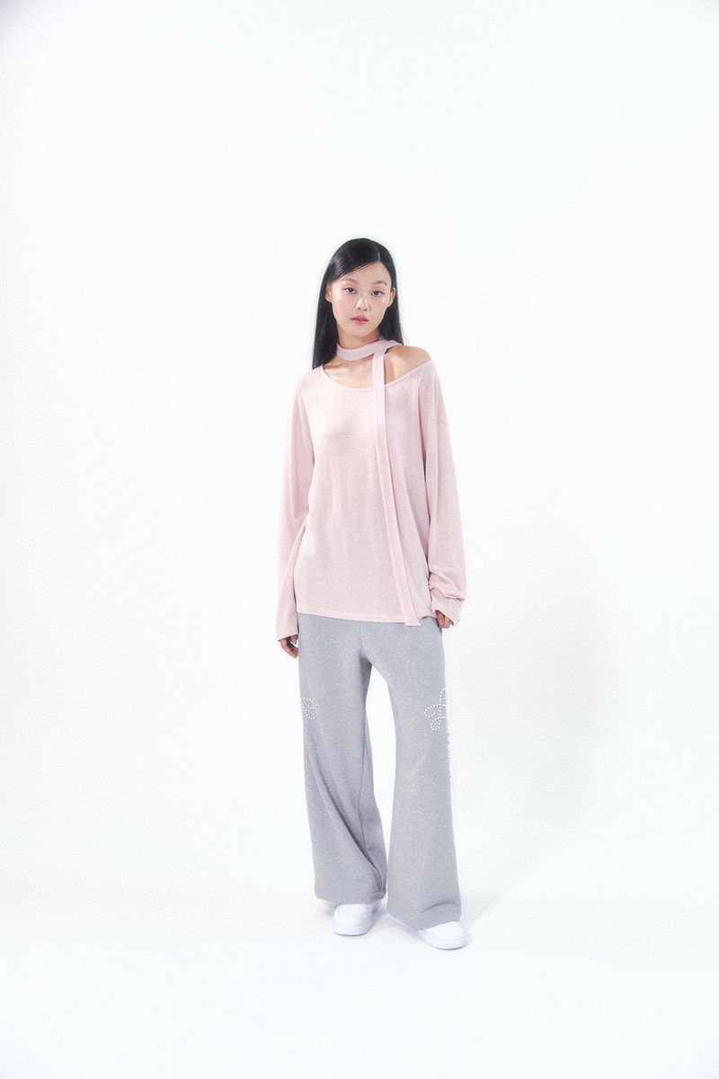 Pearl Track Pants Gray