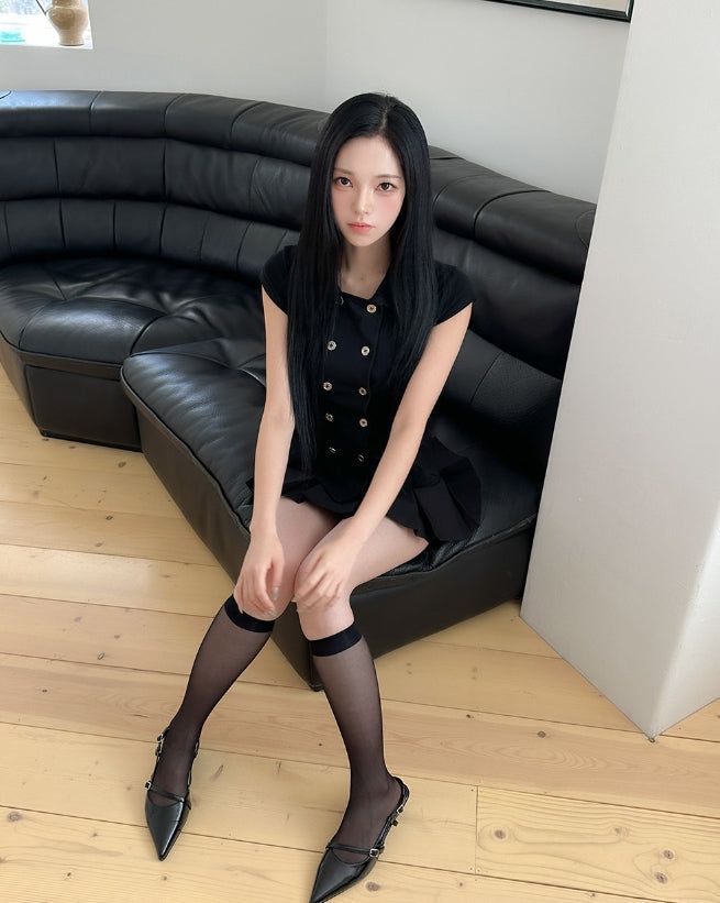 Nishi Double Button Collar Shirt