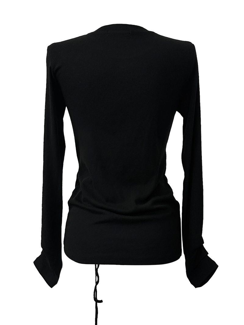 slim wrap shirring strap T (2color)