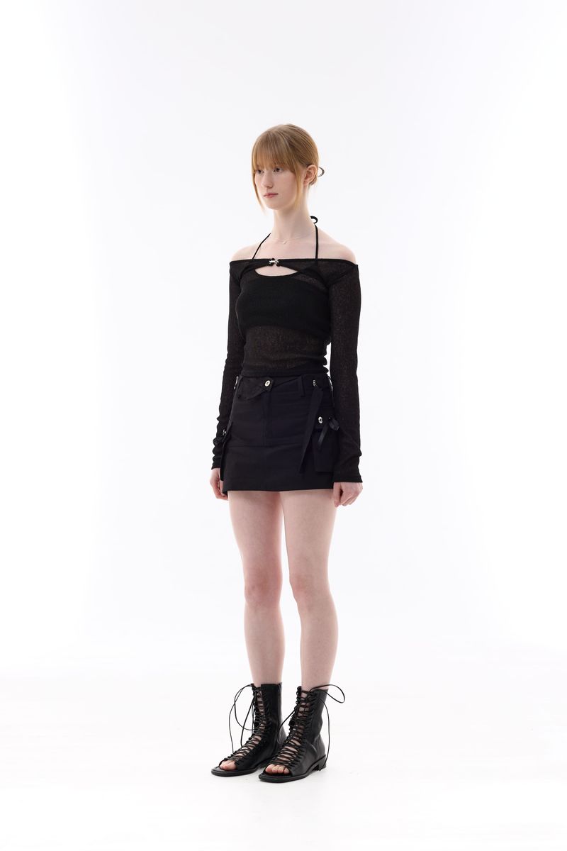 MANON OFF-SHOULDER SET / BLACK