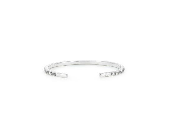 26SS★ [Premium Plating] Essence AB(W) Full Pave Cuff Bangle