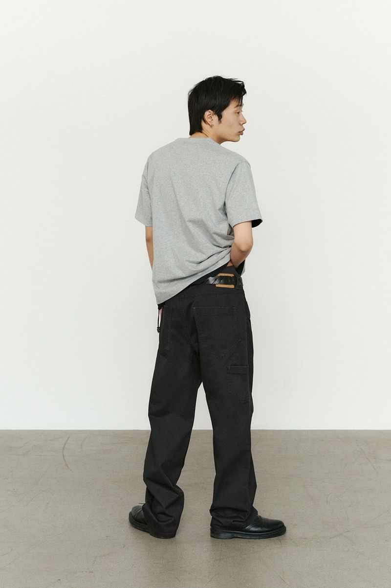 ローライズ フィット カチオン レギュラー パンツ (Washed Black)