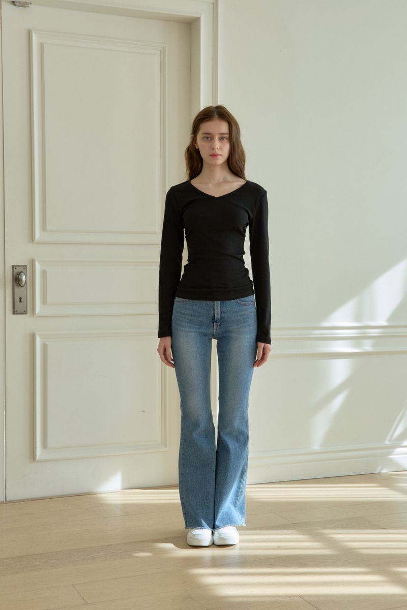 TENDER SHIRRING T-SHIRT