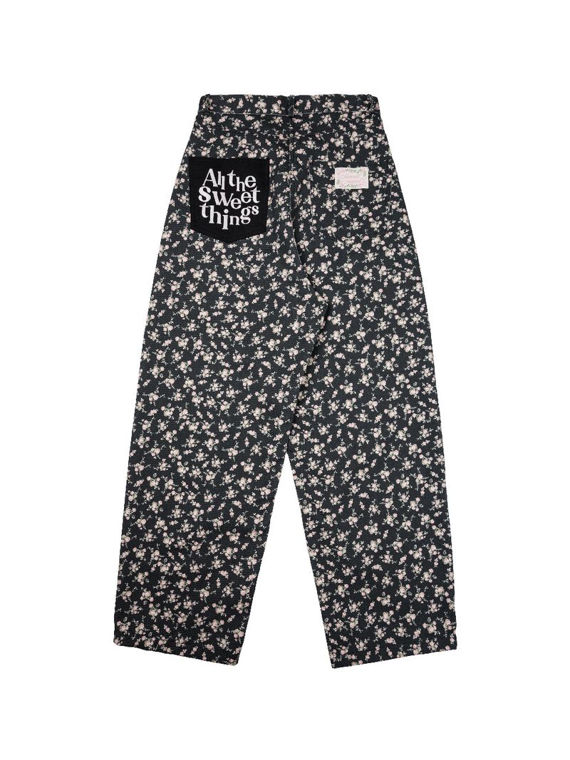 Sweet Flower Pants_black